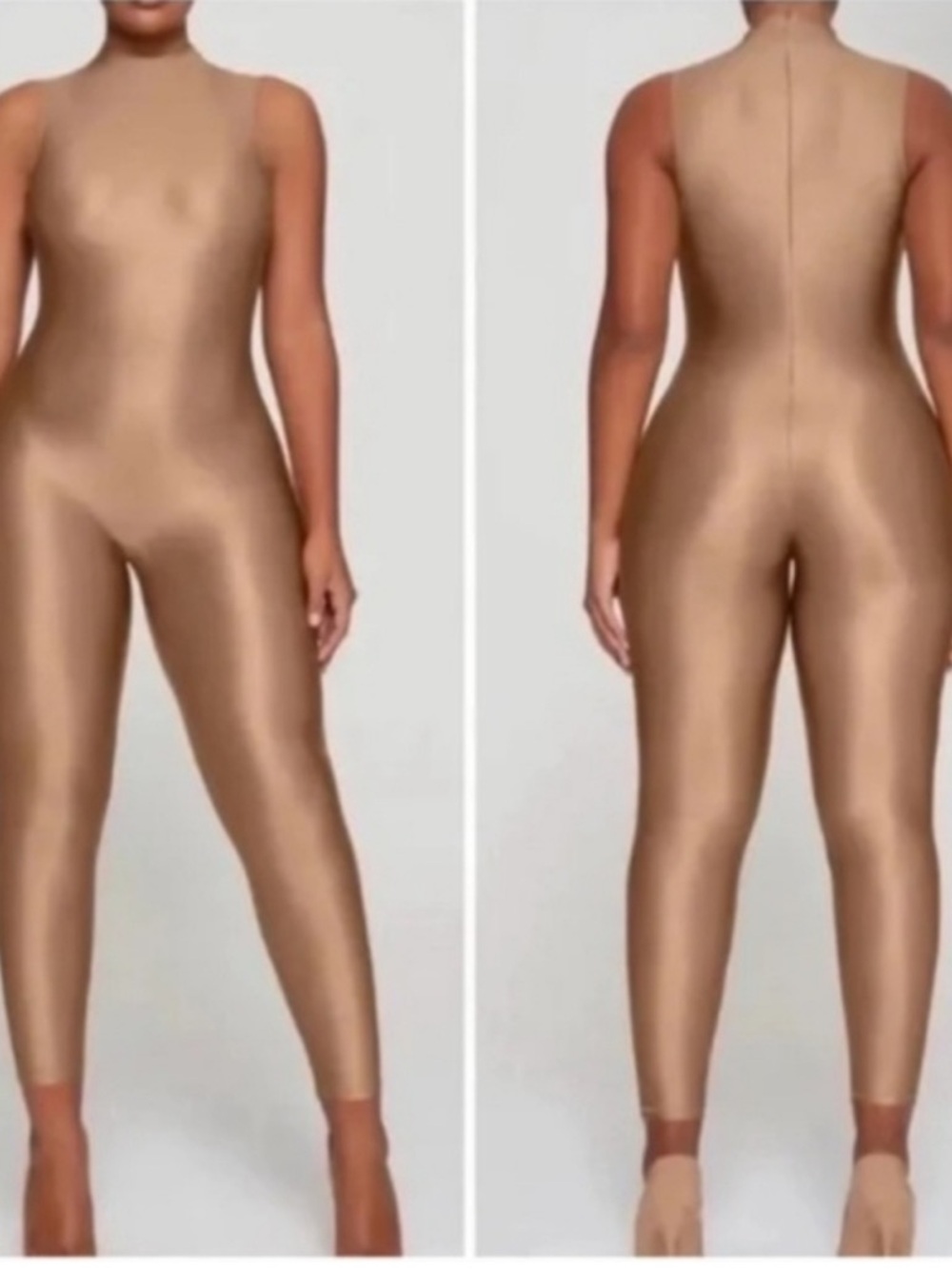 SKIMS Sculpting Tan Full-Body Jumpsuit